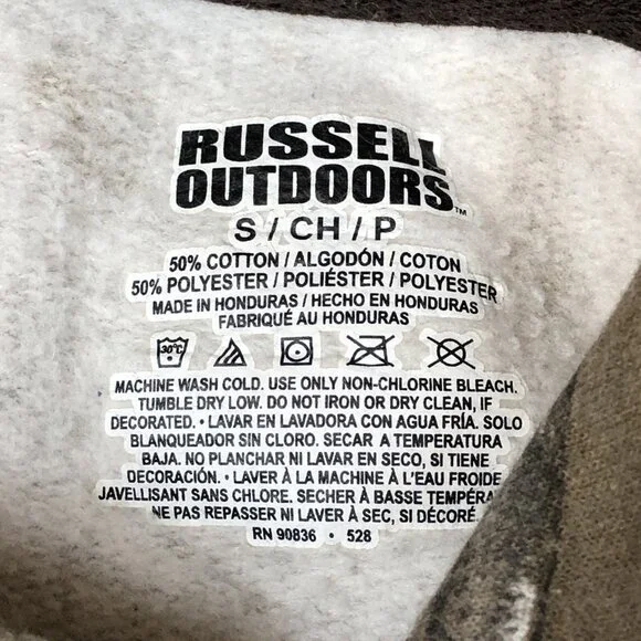 Maine Dept Inland Fisheries & Hunting Russell Realtree Camo Hoodie Size Small - Picture 5 of 8